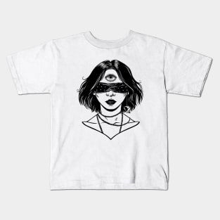 Clairvoyant. Witch. Fortune Teller Kids T-Shirt